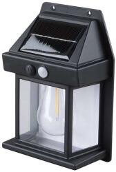 Solight WL918 LED szolár fali lámpa, fekete
