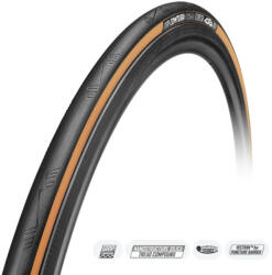 TUFO Külső Comtura Prima Tlr 28-622(700x28c), Szövetsűrűség: 210 / 375 Tpi 240gr. 3, 4 - 5, 5 Bar (50-80 P. s. i. ) - Fekete/beige