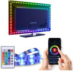 Solight WM58 LED fényszalag RGB TV-hez WiFi-vel, 4x 50 cm, sokszínű