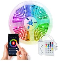 Solight WM57 LED fényszalag RGB távirányítóval és WiFi-vel, 5 m, sokszínű