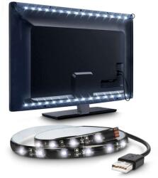 Solight WM501 LED fényszalag TV-hez USB-vel, 100 cm, fehér