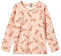 Liewood gyerek hosszúujjú fürdőruha felső Noah Printed Longsleeve Swim Tee - narancssárga 140