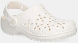 Crocs papucs CLASSIC FLORAL CUT OUT CLOG KIDS - bézs 38/39