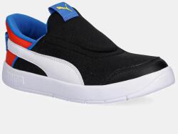 PUMA gyerek sportcipő Courtflex v3 SLIPTECH PS - fekete 27.5