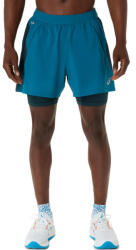 ASICS Road 2in1 5 inch Short férfi futó rövidnadrág XL (2011D245-302-XL)