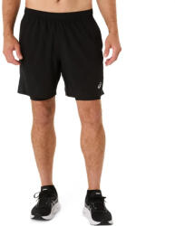 ASICS Core 2-N-1 7IN Short férfi futó rövidnadrág S (2011D215-001-S)