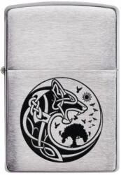 Zippo benzines öngyújtó - kelta farkas mintával (Z-152039)