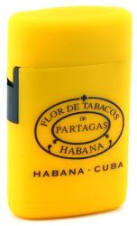 Partagas sárga vihargyújtó - piezo szúrólángos szivaröngyújtó (HAB-30066)