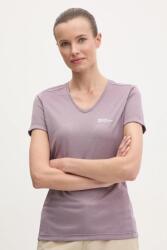 Jack Wolfskin sportos póló Crosstrail - lila XS