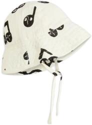 Mini Rodini gyerek pamut sapka Note - fehér 40/42