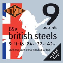 Rotosound Rozsdamentes acél elektromos gitár húrkészlet 9 11 16 24 32 42