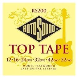 Rotosound Elektromos gitár húrkészlet Monel Flatwood köszörült 12 16 24 32 42 52