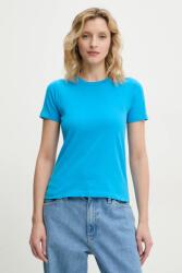 American Vintage pamut póló - kék S