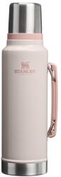 STANLEY Светлорозов термос от неръждаема стомана 1, 4 l Legendary Classic Bottle Hammertone Rose Quartz - Stanley (100000116393)