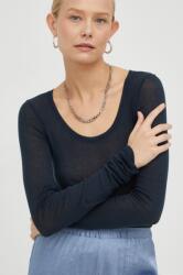 American Vintage pamut hosszúujjú - sötétkék L