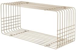 Mette Ditmer Denmark Бежов на няколко нива метален стенен рафт 70 cm Wire - Mette Ditmer Denmark (WIRRAC15)