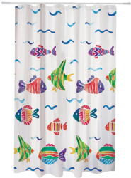MSV Завеса за душ 180x200 cm Poissons - MSV (149207)