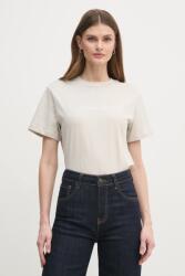 Calvin Klein pamut póló - bézs XS - answear - 16 990 Ft