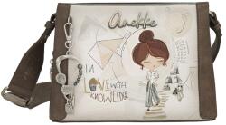 Anekke SOPHIA négyszögletes, három részes zippes divattáska 42803-554 - minosegitaska