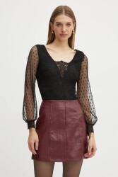 Morgan body THILDA - fekete XS