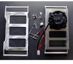 Artafon Hűtővédő + VENTILÁTOR KIT (SPAL) - KTM - 2008-2016 - 2T 4T RG04 Fan Set (RG04 Fan Set)