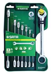 SATA csillag-villáskulcs 8 részes racsnis