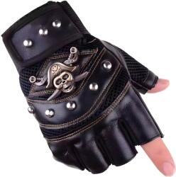 HARAHU Férfi ujjatlan kesztyűk - Fekete KP37689