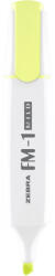 Zebra Szövegkiemelő 3, 5 mm, Zebra FM-1 Mild, sárga (55510) - officefirst