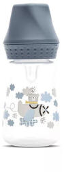 Lorelli My Friend Cumisüveg 0+-os cumival, Kék maci 0+ hó (125 ml/db) - diaper