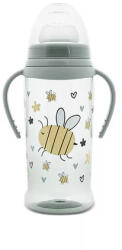Lorelli My Friend Tanulópohár Szimmetrikus szilikon csőrrel, Zöld méhecske 6+ hó (360 ml/db) - diaper