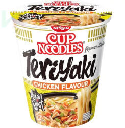 Nissin Cup Noodles Teriyaki Chicken instant tészta pohár 67 g