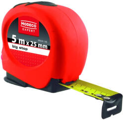  Speciális kioldógombos mérőszalag 8mx25mm Big Stop
