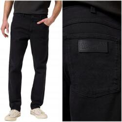 Wrangler Greensboro Black Rinse fekete egyenes farmer nadrág W33 L34 (112362309)