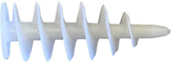  Csavarmenetes polisztirol dübel 75mm TORX-40 polipropilén