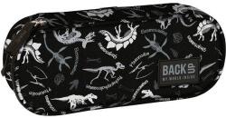DERFORM BackUp dinoszauruszos ovális tolltartó - Black (PB4A114) - iskolataskawebshop
