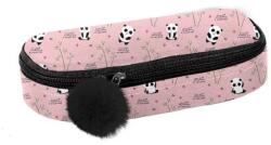 PASO Pandás ovális tolltartó PINK - Paso (PP22AN-013) - iskolataskawebshop