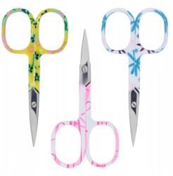  Hímző olló Színes Virágok kicsi precíziós (epasma)