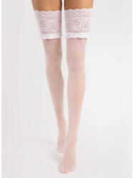 Fiore SANDRINE 20 DEN fehér csipkés combfix