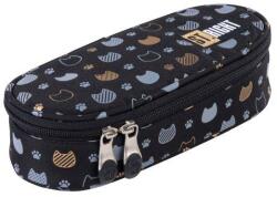 St. Majewski St. Right ovális cicás tolltartó - Golden Cats (638213) - iskolataskawebshop