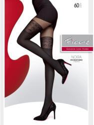 Fiore NOIRA 60 DEN mintás fekete microfiber harisnyanandrág