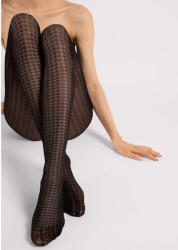 Fiore UFFICIO 30 DEN mintás fekete harisnyanadrág