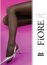Fiore NIGTH FEVER 30 DEN mintás fekete harisnyanadrág