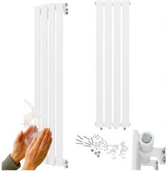 Granitan Dekoratív függőleges radiátor 1100x296 Fehér radiátor 368W panel Fero (Fero32124)