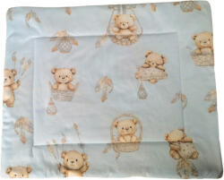  Lapos ovis kispárna álomfogós világoskék maci mintás - 38x48 cm