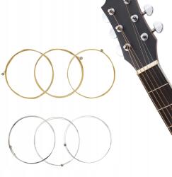  Akusztikus Húrok Akusztikus Gitárhoz Húrkészlet X6 (STRUNY DO GITARY)