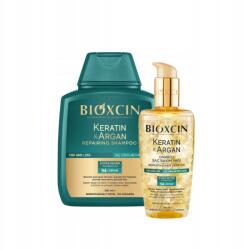BIOXCIN Keratin & Argán Javító Sampon és Hajolaj Szett (B513 + B233)