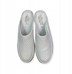  Stílusos La Plume bőr flip-flop papucs - 40-es méret - Made in Italy (KN9/K-107)