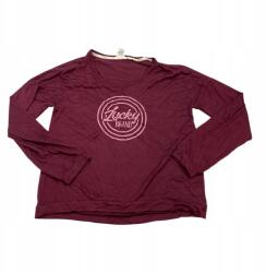 Lucky Brand Női pulóver L bordó Casual Longsleeve logó (KN13/101-12)