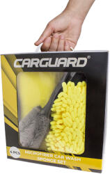 Carguard Set spalare auto cu microfibra si perie jante, 4 piese Carguard (MSC001)