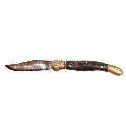 Papp László - Kis fejesgörbe bicska - Fa nyéllel - Nemzeti színekkel